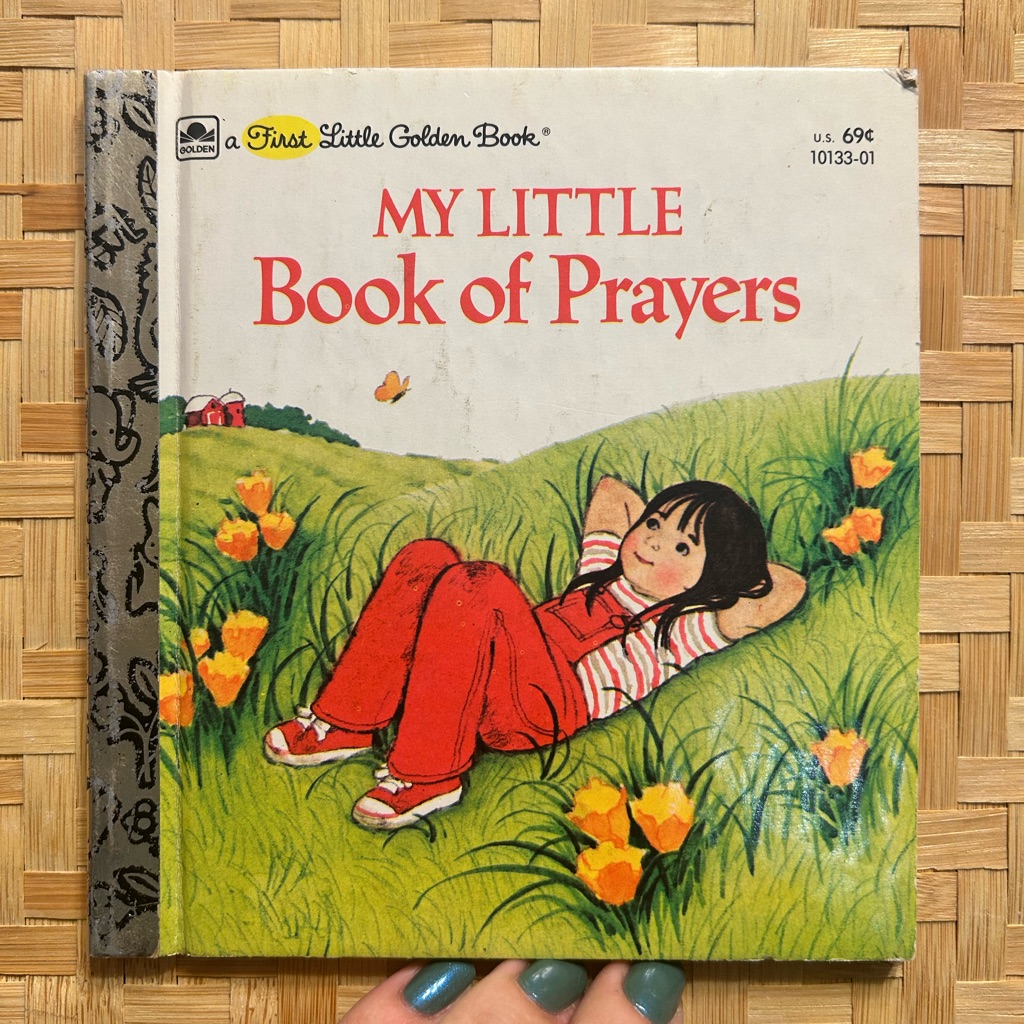 Vintage Little Golden Book My Little Book Of Prayers Book
